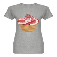 Cupcake sa malinama u obliku T-Shirt žene-Image by Shutterstock, ženski veliki