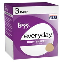 'EGGs Plus-size-size svakodnevno obična pantyhose, 3-par