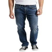 Srebrna Jeans Co. Muške Konrad Slim Fit vitke traperice, struk veličine 30-42
