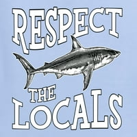 Divlji Bobby poštuju lokalno stanovništvo spasiti naše okeana ajkula ljubitelj životinja žene grafički Tee, svijetlo plava, 3X-veliki