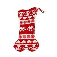 Veki Božić čarapa klasične velike čarape lik za porodični odmor Božić Party Dekoracije Car Charm