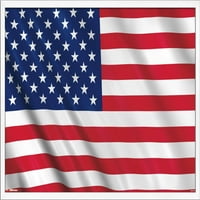 Sjedinjene Američke Države - zidni poster zastava, 22.375 34