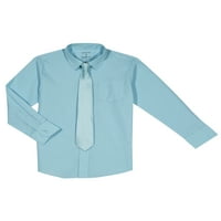 Muška košulja sa dugim rukavima i kravata 2-dijelni Set