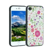 Kompatibilno sa iPhone SE futrolom za telefon, Flowers123-Case silikonska zaštita za tinejdžersku futrolu