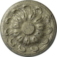 Ekena Millwork 7 8 od 1 2 P MILNIN Stropni medaljon, ručno oslikani kamen dvorca