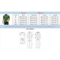 Tshirt za muškarce Muška 3d Digitalna štampa okrugli vrat pulover kratki rukav majica Top bluza