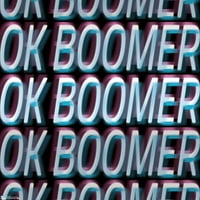 OK Boomer zidni poster, 14.725 22.375