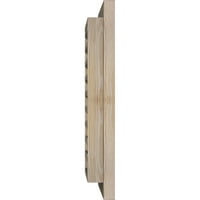 Ekena Millwork 26W 18 H pravougaoni Zabatni otvor : grundiran, funkcionalan, gladak Borov Zabatni otvor