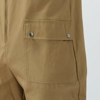 Vanjske Zvjezdaste hlače za muškarce labave rompere Bib muški kombinezon s dugmetom lagani Casual dugi kombinezon Walkshort muške Casual hlače