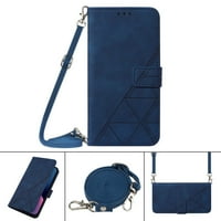 Premium PU kožna torbica za novčanik za iPhone Pro Max, meka TPU vodootporna magnetna kopča Flip Folio