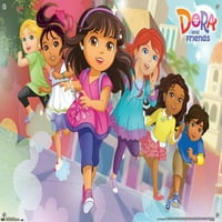 Nickelodeon Dora Explorer - Posteljini zidni poster sa push igle, 14.725 22.375