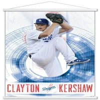 Los Angeles Dodgers - Clayton Kershaw zidni poster, 22.375 34