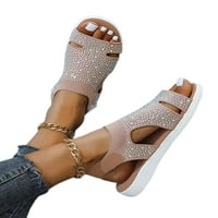 Pfysire ženske ljetne sandale od kamenčića Ležerne cipele s platformom otvorenih prstiju US 10.5