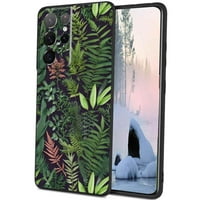 Spring-Leafy-Green-Botanical-telefon za Samsung Galaxy S Ultra za žene Muškarci Pokloni, Mekani silikonski