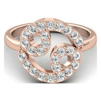 Elegantan dizajn rak zodijački prsten, jedinstveni horoskopski znak prsten, personalizovani dijamantski