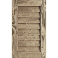 Ekena Millwork 16 W 36 H Timberthane Pjeskarenje Vertikalno Fau Drvo Nefunkcionalni Zabatni Otvor, Grundirani