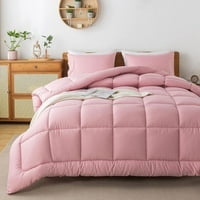 Pink Diamond ContForter set, luksuzan, cijela sezona mekana alternativni krevet, trodijelni posteljina sa jastučnicima, kralj Veličina 102 x90