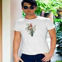 Tropski papagaji Iv majica za muškarce-John Gould dizajn, Muški x-veliki