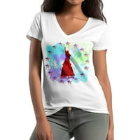 Majica od 4. jula, košulja za žene Casual, Print odjeća ženske majice labavog kroja, 2xs-8XL veličine