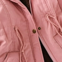 HGW kaputi za žene Plus Size zimske ženske jakne sa toplim kaputom s kapuljačom tanke zimske kapute