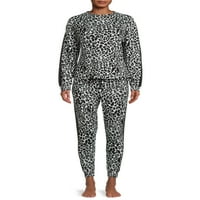 Lissome ženski mekani i Cozee Top i hlače, 2-dijelni set pidžama