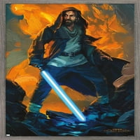 Star Wars: Obi-Wan Kenobi - Obi-Wan Mustafar zidni poster, 14.725 22.375 Uramljeno