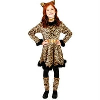 Podebljana Leopard Haljina Dječiji Kostim Za Noć Vještica