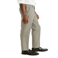 Dockers muške ravne pantalone za radni dan kaki pametne Fle pantalone