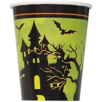 UNCE haunted house Halloween papirnate čaše, 8 brojeva