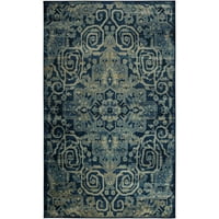 Mohawk Home Prismatic Horatio Navy Transitional Ornamental Oriental Precision Printed Area Rug, 10'x14', Navy