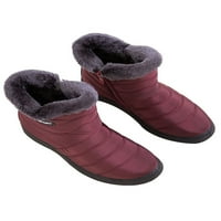 Eloshman ženske zimske čizme za snijeg tople Gležnjače obložene krznom vodootporne cipele na zimskim cipelama