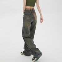Gubotare Skinny traperice za žene žensko proljeće i ljetni dizajn Sense Osencija Mop Europski američki