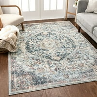 Dobro tkani mistični tepih za perzijsko područje, plavo