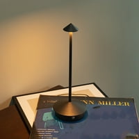 Akumulatorska stolna lampa, prenosiva 3600mAh Led stolna lampa na baterije sa Temp bojom, beskonačno zatamnjeno