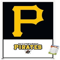 Pittsburgh Pirates - Logo zidni poster, 22.375 34