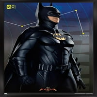 Comics Movie Flash - Batman Triptich zidni poster, 14.725 22.375 Uramljeno