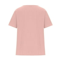 Plus size Tops for Women Casual Summer Crewneck T Shirts Cute Floral Button bluze Cotton Linen Shirt Shirt