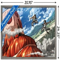 Napad na Titan - dvostruki timski zidni poster, 22.375 34