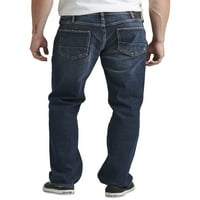 Silver Jeans Co. Muške Machray Classic Fit traperice s ravnim nogama, veličine struka 30-42