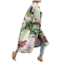 Dezsed Ženski modni zimski kaputi klirens Moda ženska šarena vanjska odjeća kardigan dugi Sako Sako šinjel
