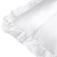 Jedinstvene povoljnije satenski rufffer koverta jastučnice za zatvaranje jastučnice sa bijelim 20 x36