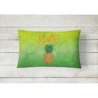 Aloha ananas dobrodošli platneni platneni ukrasni jastuk