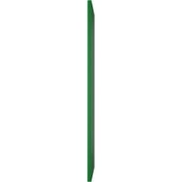 Ekena Millwork 18 W 77 H True Fit PVC dijagonalna letvica modernog stila roletne sa fiksnim nosačem, Viridian Green