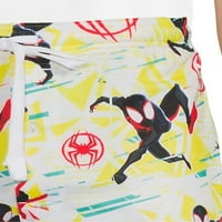 Spider-Man: U Spider-Verse muške Allover Print hlače za spavanje, veličine S-2XL