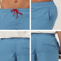 Jedinstvene ponude muške ljetne kratke hlače za plažu s mrežastom podstavom s vezicama za plivanje
