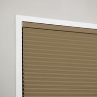 Regal Estate , Cordless Blackout Eco Honeycomb Shade, Latte, 51W 84L