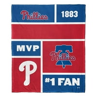Philadelphia Phillies MLB Colorblock Personalizirani svileni dodir 50 60 baca