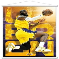 Los Angeles Lakers-LeBron James zidni Poster sa magnetnim okvirom, 22.375 34