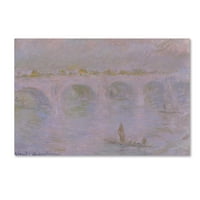 Zaštitni znak likovne umjetnosti 'Waterloo Bridge u Londonu' Canvas Art Od Moneta