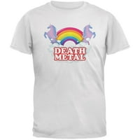 Death Metal Rainbow Bijela majica za odrasle-2x-velika